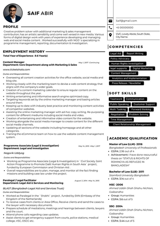 Ad Diriyah, Writing, CV Building Services