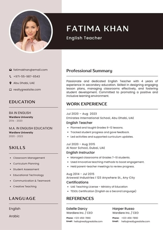 Ad Diriyah, Writing, CV Building Services