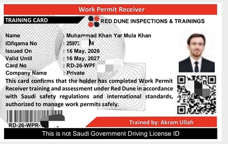 Riyadh, Job Seekers, Work Permit Receiver ( WPR ) 5 Experience Looking For Job Immediately Non Aramco