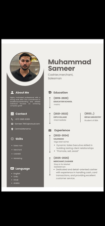 Islamabad, Job Seekers, Cashier ,Reciever ,Floor Incharge And Management
