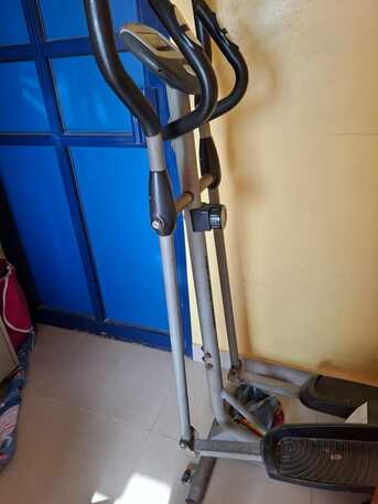 Hamala, Heavy Equipment, BHD 35,  Gym Items Cycle + Bench Press With 20 KG Weight