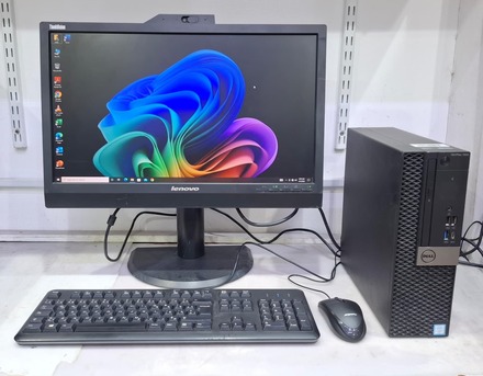 Manama, Computers, BHD 133,  DELL Core I7 7th Gen Computer Set 16GB RAM 22" FHD Multimedia Monitor Free Webcam+Speakers