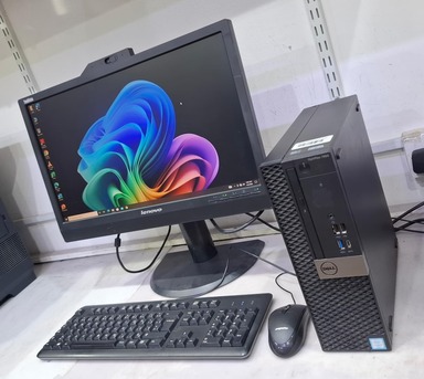 Manama, Computers, BHD 133,  DELL Core I7 7th Gen Computer Set 16GB RAM 22" FHD Multimedia Monitor Free Webcam+Speakers