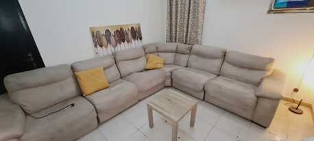 Khobar, Furniture, SAR 450,  Luxurious American L Sofa With Electric Recliner