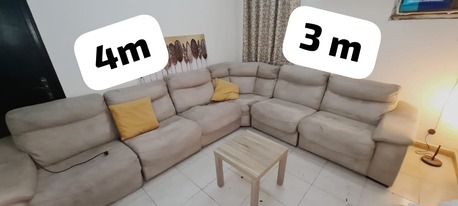 Khobar, Furniture, SAR 450,  Luxurious American L Sofa With Electric Recliner