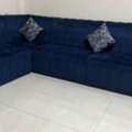SAR 350,  Clean Blue L-Shaped Sofa For Sale &ndash; Good Condition (Dammam)