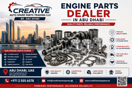 Dubai, Auto Parts, Creative Auto Spare Parts Trading LLC &ndash; Br. Abu Dhabi | Suspension & Engine Parts Speciali