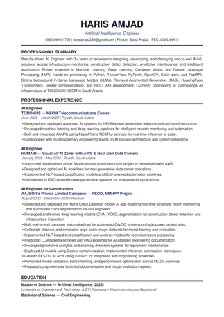 Riyadh, Job Seekers, AI Engineer (Artificial Intelligence)
