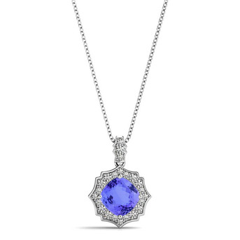 New York, Jewelry, INR 134318,  For Sale: 1.05ct Cushion-cut Tanzanite Pendant