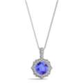 INR 134318,  For Sale: 1.05ct Cushion-cut Tanzanite Pendant