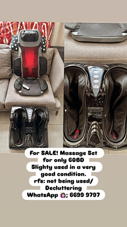 Juffair, Appliances, BHD 80,  Massage Set & 2- Folding Foam With FREE Big Red Pillows.