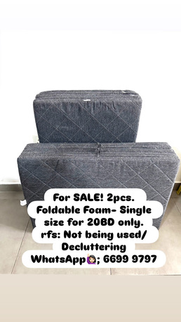 Juffair, Appliances, BHD 80,  Massage Set & 2- Folding Foam With FREE Big Red Pillows.