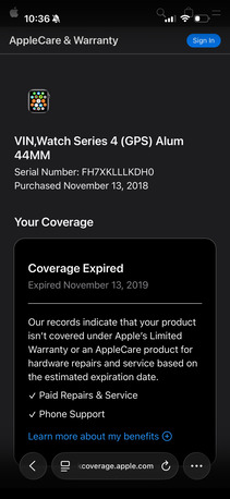 Riyadh, Electronics, SAR 500,  Original Apple Watch Series 4 44MM GPS &ndash; Aluminum Case