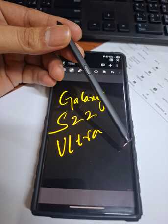 Makkah, Electronics, SAR 1650,  Samsung Galaxy S22 Ultra - [128GB] - Color [Black] - Excellent Condition