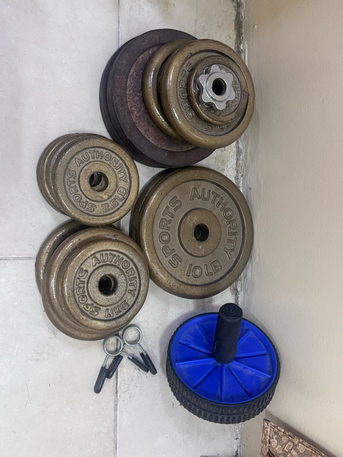 Jubail, Health & Beauty Items, SAR 350,  Bench-Press And Weight Plates For Sale