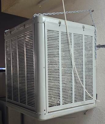 Riyadh, Air Conditioners, SAR 1600,  Al Jazeera Desert Air Cooler 1/2 HP With Custom Stand & Wheels &ndash; Excellent Condition