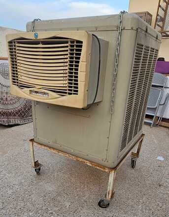 Riyadh, Air Conditioners, SAR 1600,  Al Jazeera Desert Air Cooler 1/2 HP With Custom Stand & Wheels &ndash; Excellent Condition