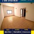 BHD 170/month,  120 Sq. Meter,  2 BHK Spacious Apartment For Rent In Sanabis Near Dana Mall BD.170/-