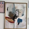 BHD 50,  Large Abstract Wall Painting