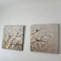 BHD 45,  PAIR OF MODERN WALL PAINTINGS BAHRAIN