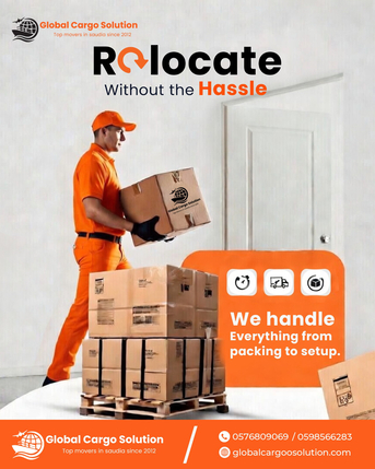 Riyadh, Relocation, Furniture Movers & Packing In Saudia Door To Door Any Where In World 0598566283"