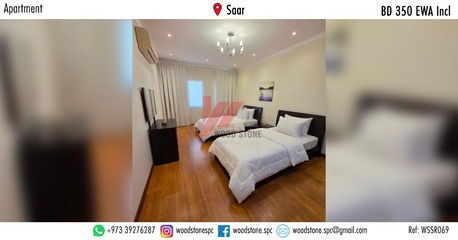Saar, Apartments, Flats, Houses & Villas, BHD 350/month,  Furnished,  2 BR,  110 Sq. Meter,  Fully Furnished 2 Bedroom Apartment, Saar - BD 350 Incl WSSR069