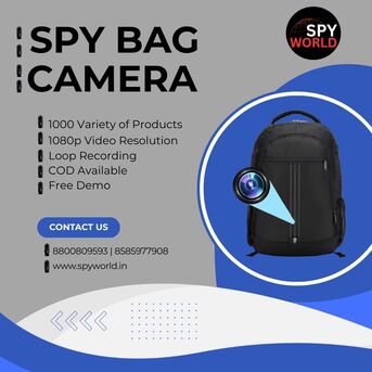 New Delhi, Electronics, INR 4999,  Bag Spy Camera Shop In Janakpuri &ndash; Best Offers At Spy World