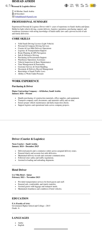 Khobar, Job Seekers, Driver