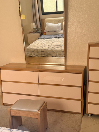 Riyadh, Furniture, SAR 1500,  Complete Beige Bedroom Set For Sale 🚨