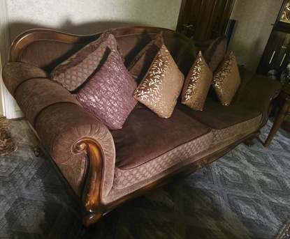 Jeddah, Furniture, SAR 2750,  Excellent Condition Sofa Set From Home Center