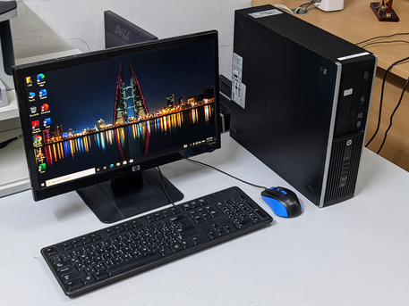 Manama, Computers, BHD 58,  HP Core I7 - Computer Set Speed 3.40Ghz 8GB RAM | 250GB SSD Win 11 Pro 19&prime;&prime; HD Monitor