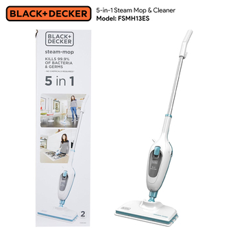 Manama, Appliances, BHD 25,  Black & Decker 5in1 Steam Mop 1300w White FSMH13E5