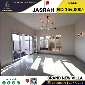 Hamala, Real Estate For Sale, BHD 154000,  3 BR,  Brand New Corner Villa For Sale In Jasra