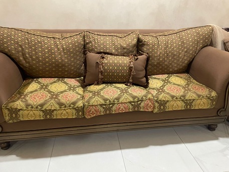 Jubail, Furniture, SAR 1000,  Men&rsquo;s Majlis Sofa Set For Sale &ndash; Consists Of 2 Full Sets.  Total: 9 Pieces:  * 3 Triple-se