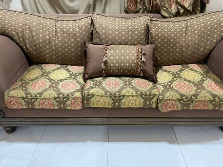Jubail, Furniture, SAR 1000,  Men&rsquo;s Majlis Sofa Set For Sale &ndash; Consists Of 2 Full Sets.  Total: 9 Pieces:  * 3 Triple-se