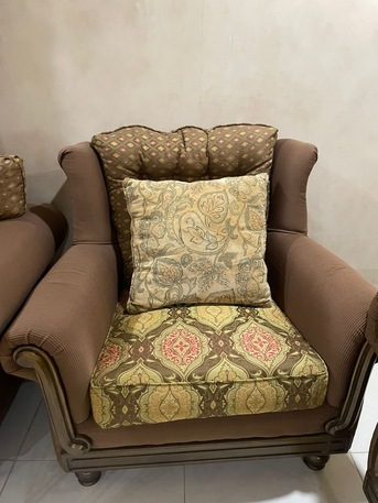 Jubail, Furniture, SAR 1000,  Men&rsquo;s Majlis Sofa Set For Sale &ndash; Consists Of 2 Full Sets.  Total: 9 Pieces:  * 3 Triple-se