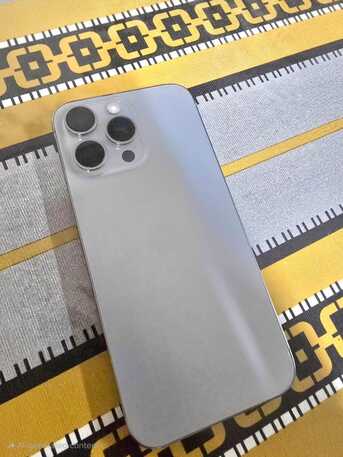 Al Sulaymaniyyah, Mobile Phones, SAR 3500,  IPhone 15 Pro Max &ndash; Titanium Silver 84%