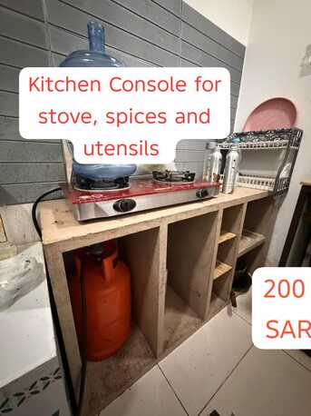 Dammam, Furniture, SAR 200,  Kitchen Console With Free 2 Tables