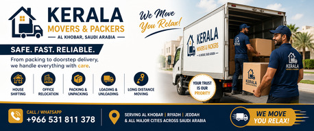 Khobar, Apartments, Flats, Houses & Villas, 🚛 Kerala Movers & Packers Al Khobar | House & Office Shifting Services