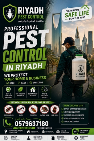 Riyadh, Pest Control, 🏙️ Riyadh Professional Pest Control Services 🐜 | Safe &bull; Fast &bull; Guaranteed Protection ✅