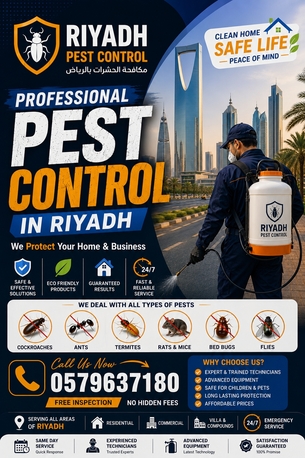 Riyadh, Pest Control, 🏡 Premium Pest Control Services In Riyadh 🐜🛡️