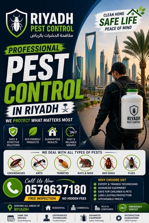 Riyadh, Pest Control, 🛑 Riyadh Pest Control Experts 🐜🏠