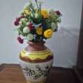 SAR 30,  Vase With Flowers - Showpiece
