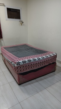 Al Iskan, Household Items, SAR 370,  Urgent Bed With Medicated Mattress For Sale In Good Condition