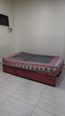 Al Iskan, Household Items, SAR 370,  Urgent Bed With Medicated Mattress For Sale In Good Condition