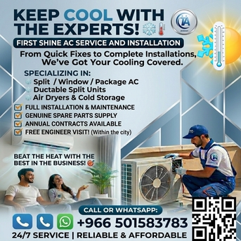Jeddah, Air Conditioning, Ac Service, Repair And Maintenance Works