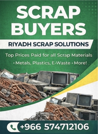 Riyadh, Items Wanted, Scrap Buyer In Riyadh|riyadh Scrap Solutions