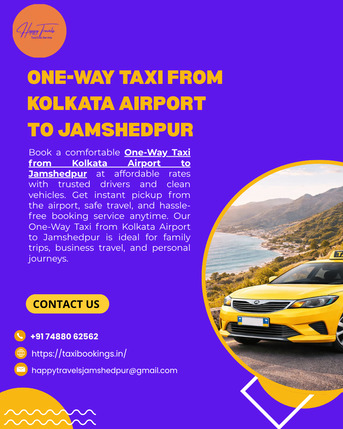 Kolkata, Travel, Best One-Way Taxi From Kolkata Airport To Jamshedpur