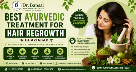 Ghaziabad, Medical, Get Healthy Hair & Glowing Skin Naturally With Dr. Bansal Hair Rebirth Center