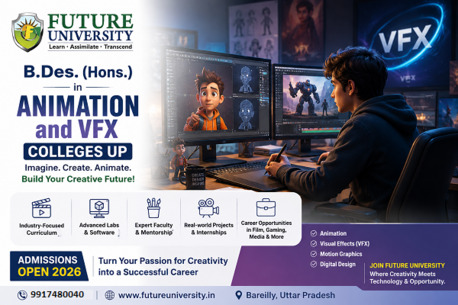 Lucknow, Education, B.Des. (Hons.) In Animation And VFX Colleges UP